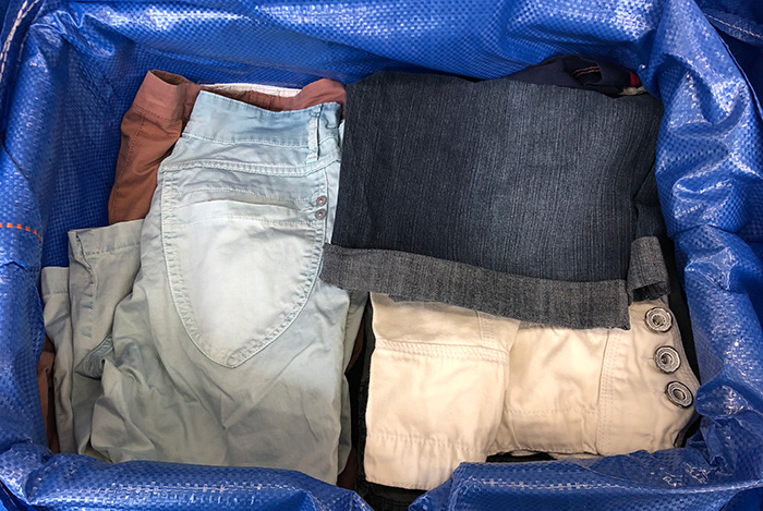 Unsere Kleidung Position second-Hand-Shorts